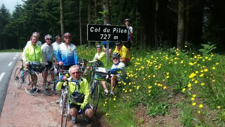 Cyclos du club au col du Pilon (727 m)